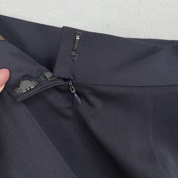 J.Crew Skirt Womens 6 Navy Italian Wool Pencil Minimal Quiet Luxury Made Italy - Picture 9 of 13